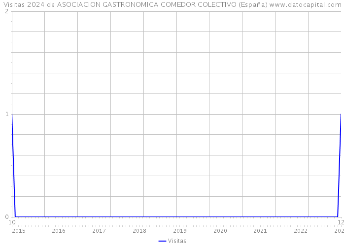 Visitas 2024 de ASOCIACION GASTRONOMICA COMEDOR COLECTIVO (España) 