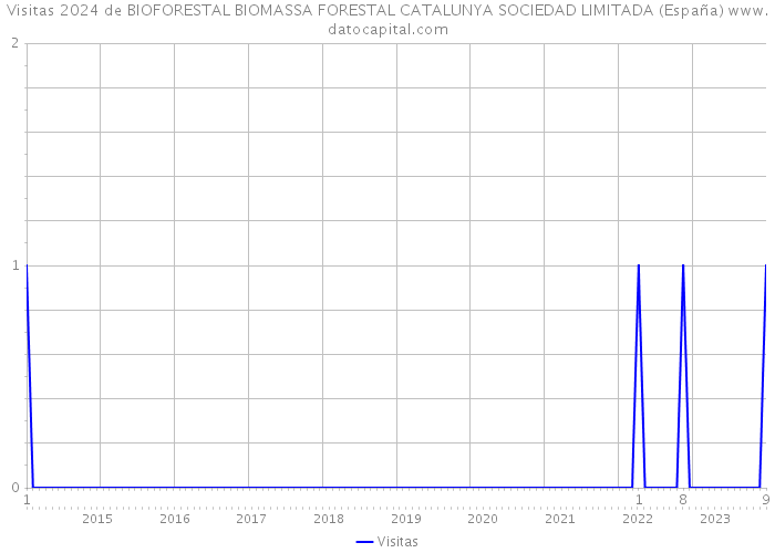 Visitas 2024 de BIOFORESTAL BIOMASSA FORESTAL CATALUNYA SOCIEDAD LIMITADA (España) 