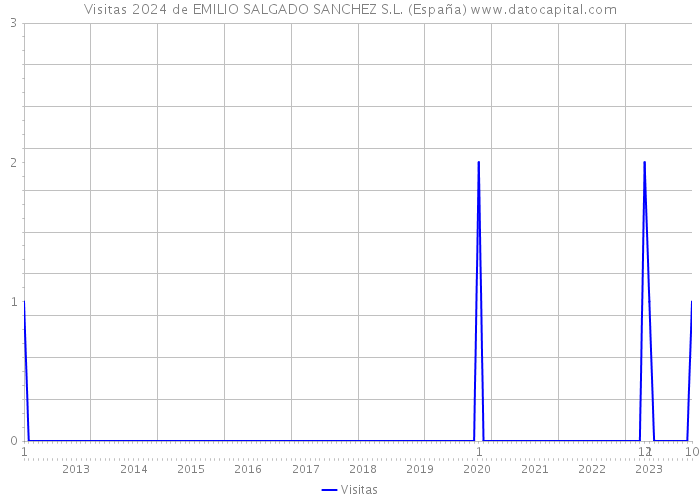 Visitas 2024 de EMILIO SALGADO SANCHEZ S.L. (España) 