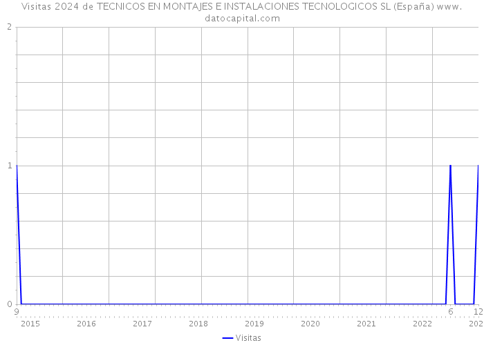 Visitas 2024 de TECNICOS EN MONTAJES E INSTALACIONES TECNOLOGICOS SL (España) 