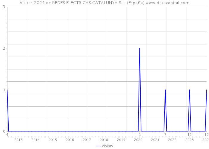 Visitas 2024 de REDES ELECTRICAS CATALUNYA S.L. (España) 