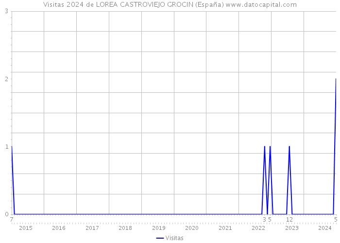Visitas 2024 de LOREA CASTROVIEJO GROCIN (España) 
