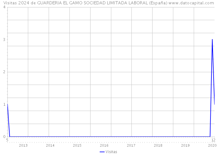 Visitas 2024 de GUARDERIA EL GAMO SOCIEDAD LIMITADA LABORAL (España) 