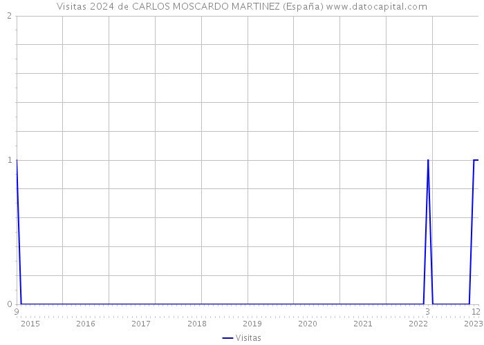 Visitas 2024 de CARLOS MOSCARDO MARTINEZ (España) 