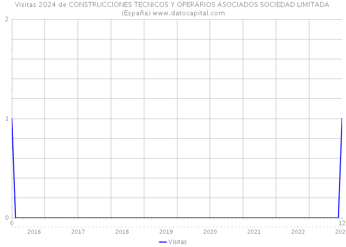 Visitas 2024 de CONSTRUCCIONES TECNICOS Y OPERARIOS ASOCIADOS SOCIEDAD LIMITADA (España) 