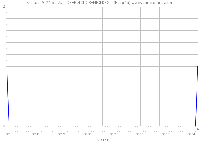 Visitas 2024 de AUTOSERVICIO BENIGNO S L (España) 