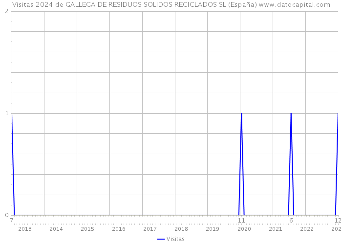 Visitas 2024 de GALLEGA DE RESIDUOS SOLIDOS RECICLADOS SL (España) 