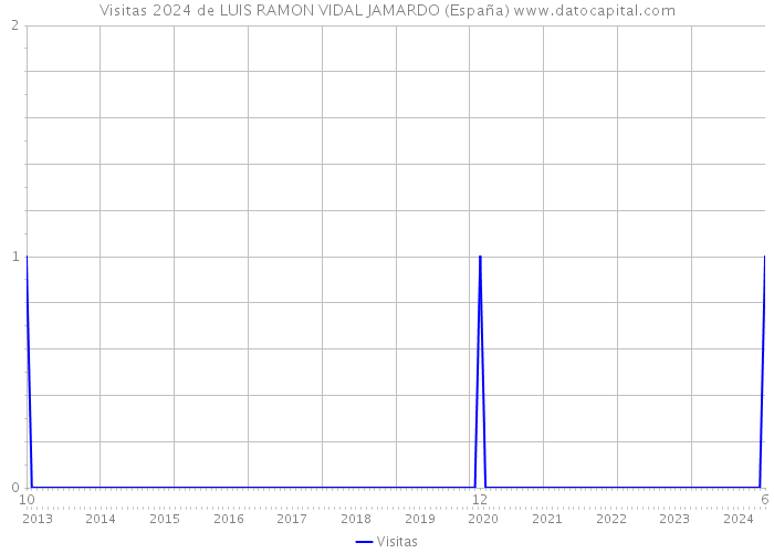 Visitas 2024 de LUIS RAMON VIDAL JAMARDO (España) 