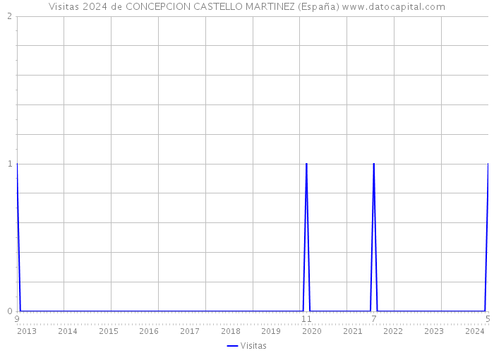 Visitas 2024 de CONCEPCION CASTELLO MARTINEZ (España) 