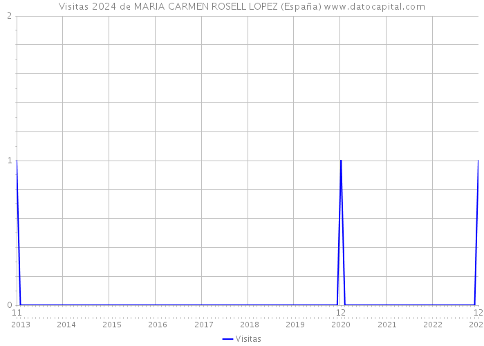 Visitas 2024 de MARIA CARMEN ROSELL LOPEZ (España) 