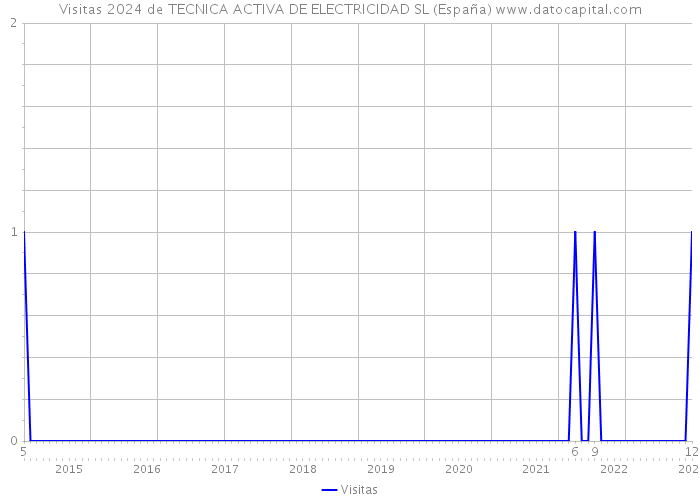 Visitas 2024 de TECNICA ACTIVA DE ELECTRICIDAD SL (España) 