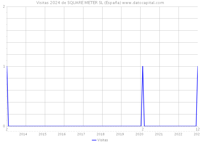 Visitas 2024 de SQUARE METER SL (España) 