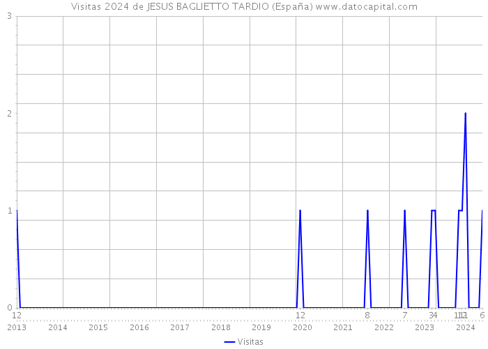 Visitas 2024 de JESUS BAGLIETTO TARDIO (España) 