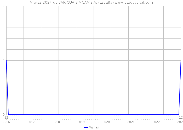 Visitas 2024 de BARIGUA SIMCAV S.A. (España) 