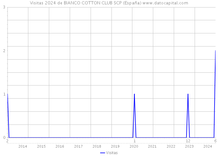 Visitas 2024 de BIANCO COTTON CLUB SCP (España) 