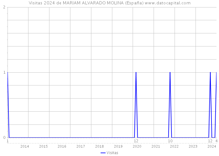 Visitas 2024 de MARIAM ALVARADO MOLINA (España) 