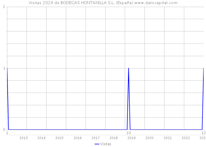 Visitas 2024 de BODEGAS HONTANILLA S.L. (España) 