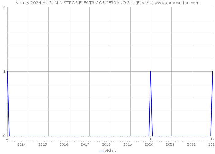 Visitas 2024 de SUMINISTROS ELECTRICOS SERRANO S.L. (España) 