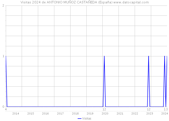 Visitas 2024 de ANTONIO MUÑOZ CASTAÑEDA (España) 