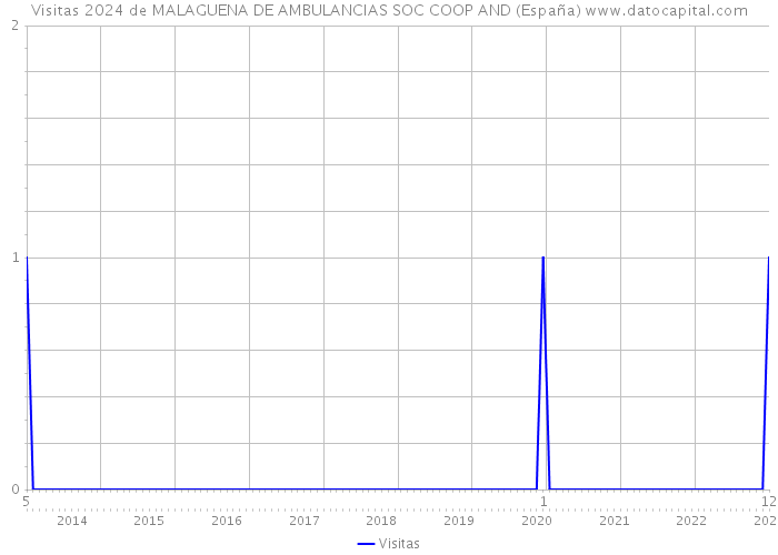 Visitas 2024 de MALAGUENA DE AMBULANCIAS SOC COOP AND (España) 