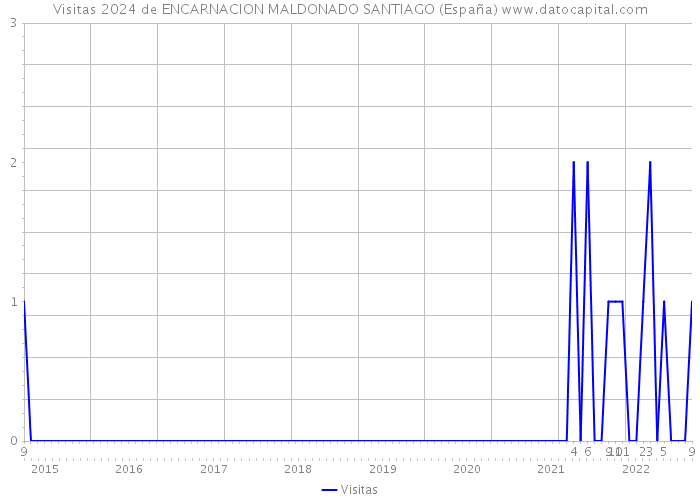 Visitas 2024 de ENCARNACION MALDONADO SANTIAGO (España) 