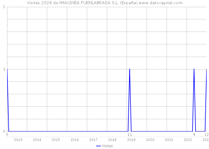 Visitas 2024 de IMAGINEA FUENLABRADA S.L. (España) 
