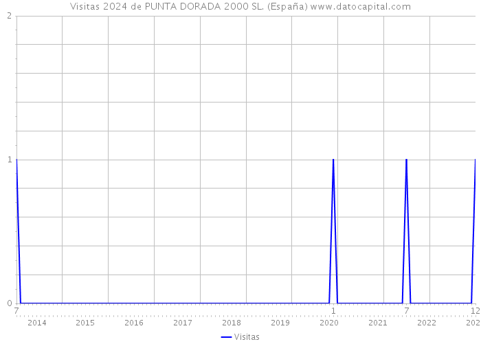 Visitas 2024 de PUNTA DORADA 2000 SL. (España) 
