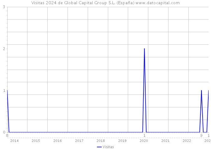 Visitas 2024 de Global Capital Group S.L. (España) 