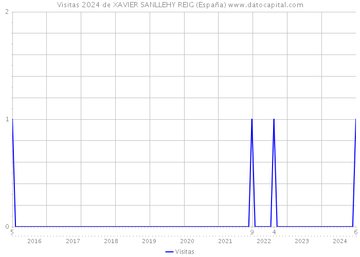 Visitas 2024 de XAVIER SANLLEHY REIG (España) 