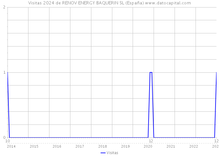 Visitas 2024 de RENOV ENERGY BAQUERIN SL (España) 