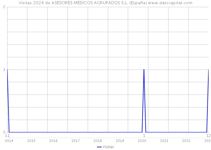 Visitas 2024 de ASESORES MEDICOS AGRUPADOS S.L. (España) 