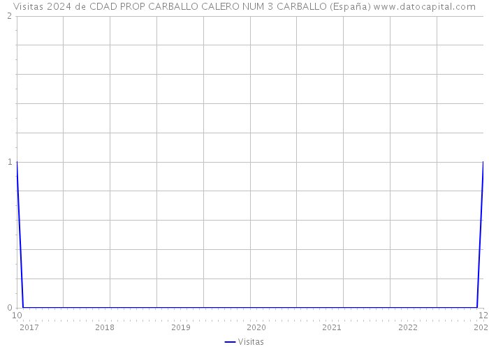 Visitas 2024 de CDAD PROP CARBALLO CALERO NUM 3 CARBALLO (España) 
