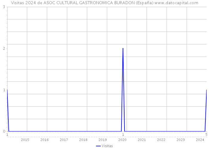 Visitas 2024 de ASOC CULTURAL GASTRONOMICA BURADON (España) 