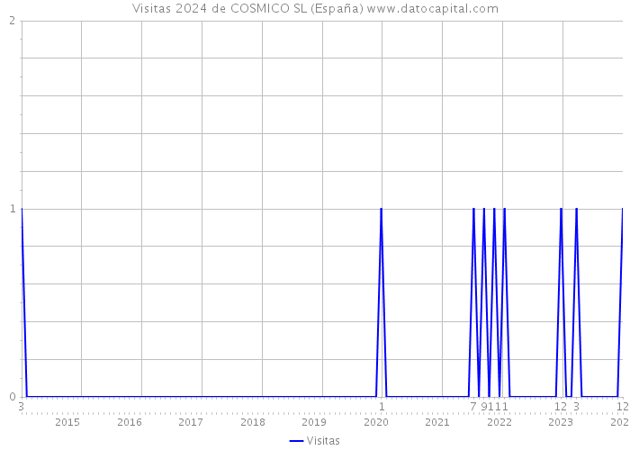 Visitas 2024 de COSMICO SL (España) 