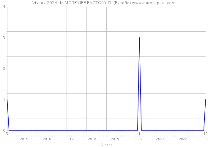 Visitas 2024 de MORE LIFE FACTORY SL (España) 