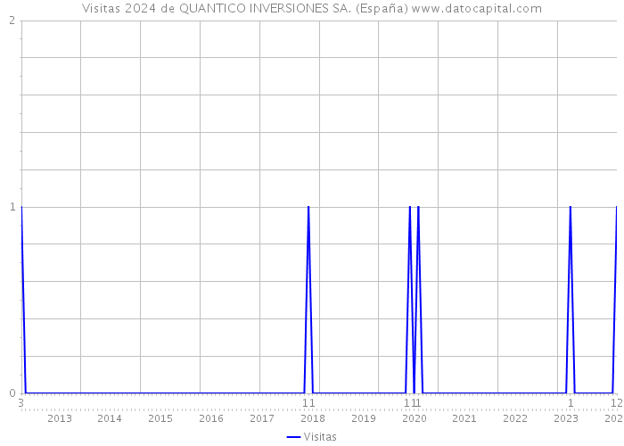 Visitas 2024 de QUANTICO INVERSIONES SA. (España) 
