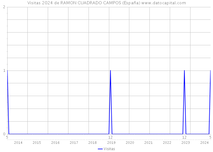 Visitas 2024 de RAMON CUADRADO CAMPOS (España) 