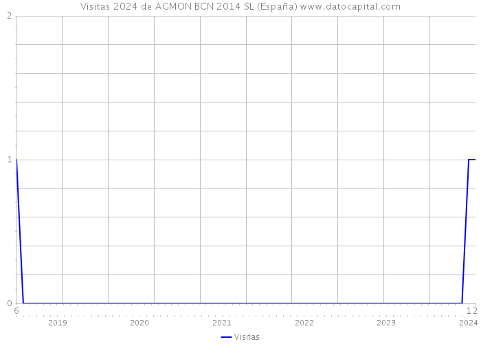 Visitas 2024 de AGMON BCN 2014 SL (España) 