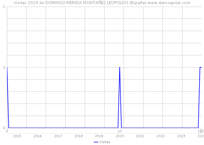 Visitas 2024 de DOMINGO MERIDA MONTAÑEZ LEOPOLDO (España) 
