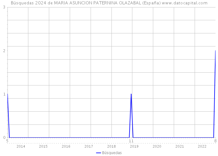 Búsquedas 2024 de MARIA ASUNCION PATERNINA OLAZABAL (España) 
