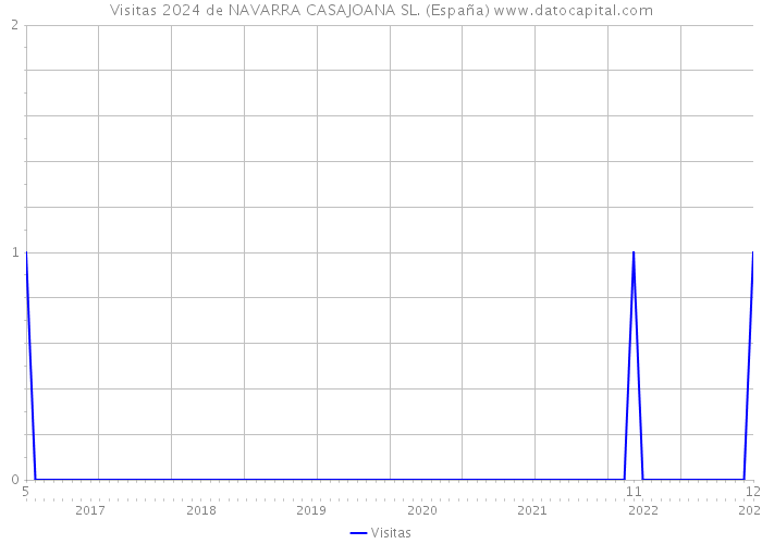 Visitas 2024 de NAVARRA CASAJOANA SL. (España) 