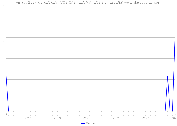 Visitas 2024 de RECREATIVOS CASTILLA MATEOS S.L. (España) 