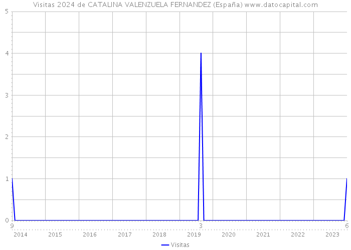 Visitas 2024 de CATALINA VALENZUELA FERNANDEZ (España) 