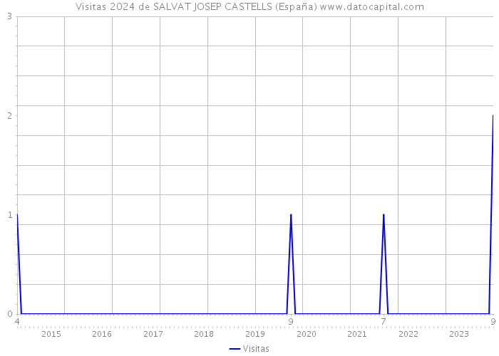 Visitas 2024 de SALVAT JOSEP CASTELLS (España) 