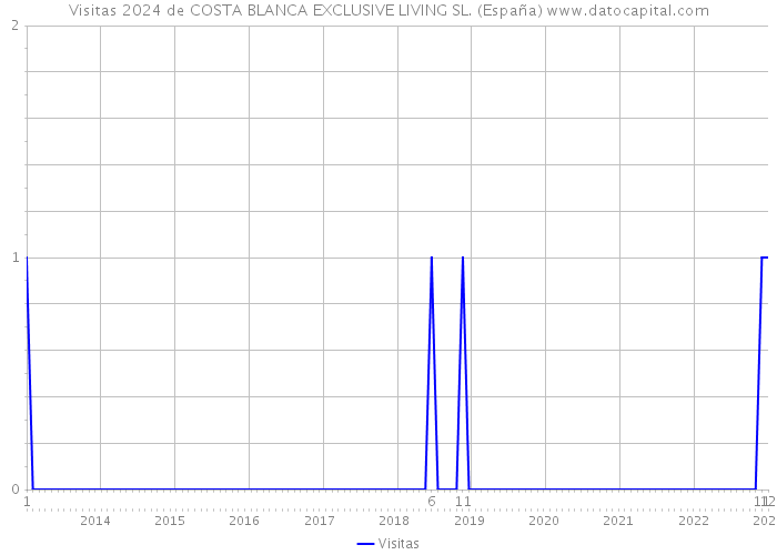 Visitas 2024 de COSTA BLANCA EXCLUSIVE LIVING SL. (España) 