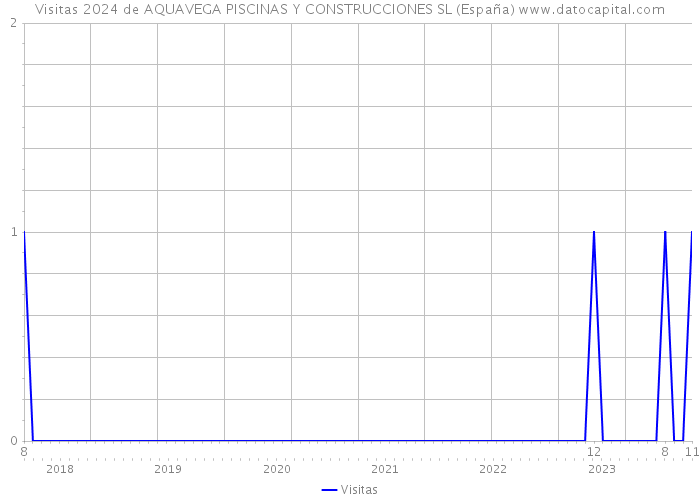 Visitas 2024 de AQUAVEGA PISCINAS Y CONSTRUCCIONES SL (España) 