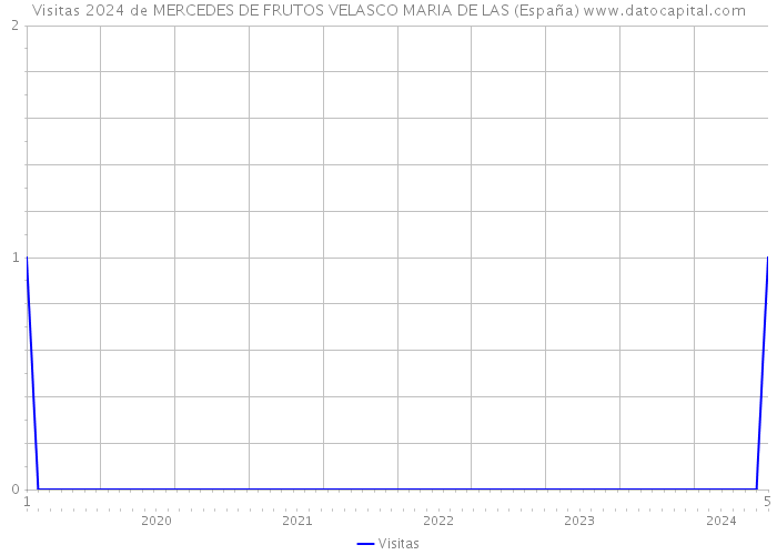 Visitas 2024 de MERCEDES DE FRUTOS VELASCO MARIA DE LAS (España) 