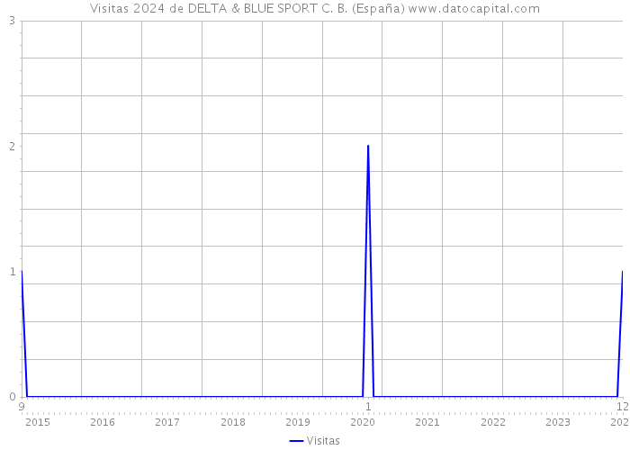 Visitas 2024 de DELTA & BLUE SPORT C. B. (España) 