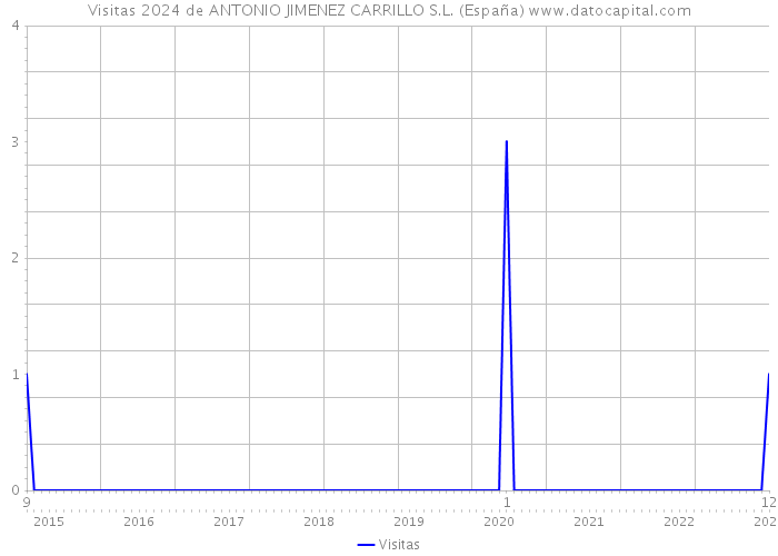 Visitas 2024 de ANTONIO JIMENEZ CARRILLO S.L. (España) 