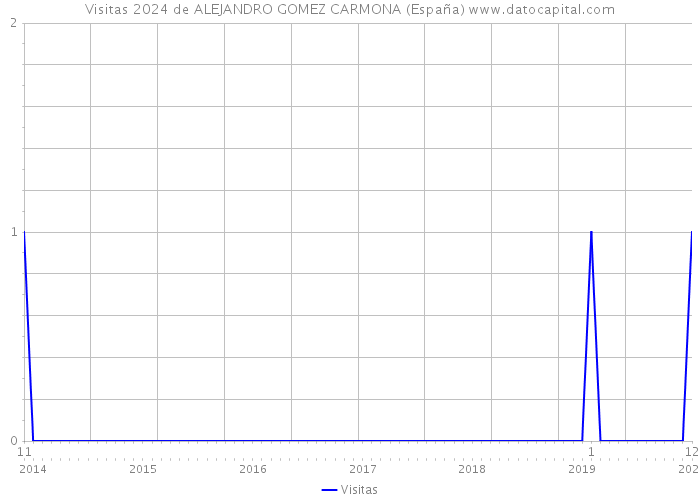 Visitas 2024 de ALEJANDRO GOMEZ CARMONA (España) 